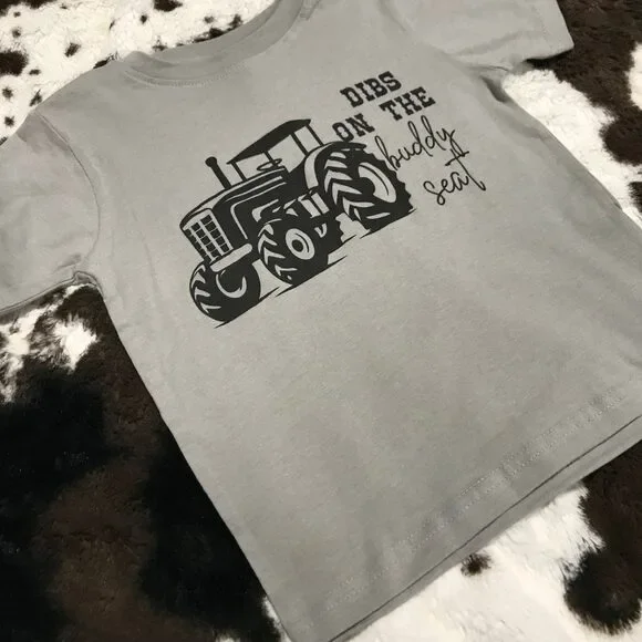 Dibs on the Buddy Seat - Unisex Fit Apparel Youth Mens Womens - Picture 3 of 5